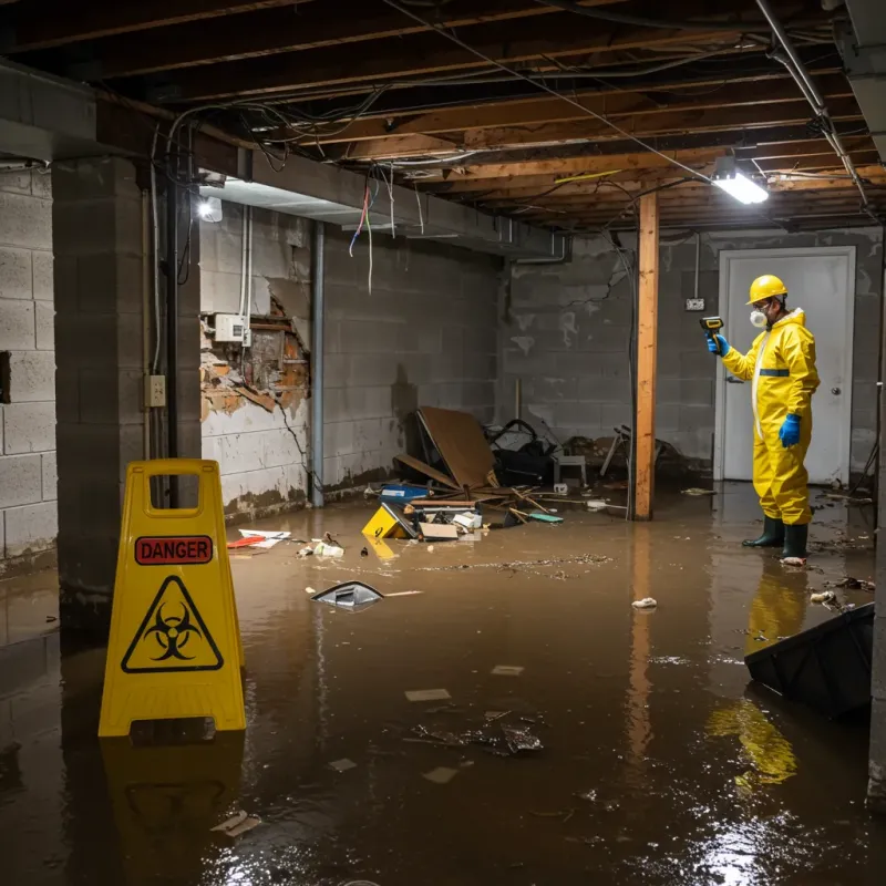 Flooded Basement Electrical Hazard in Bellows Falls, VT Property